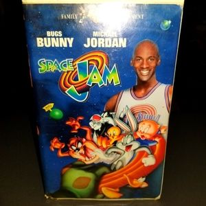 Space Jam VHS Movie Cartoon Looney Tunes Bugs Bunny 90's Vintage Electronics
